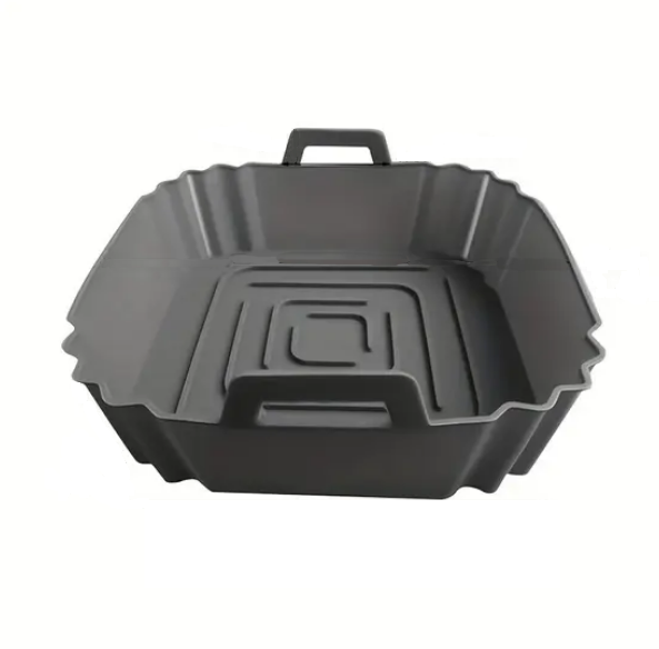 Форма силіконова для аерогрилю та мультипечі ребриста 16,5 см Сірий (REN-45)