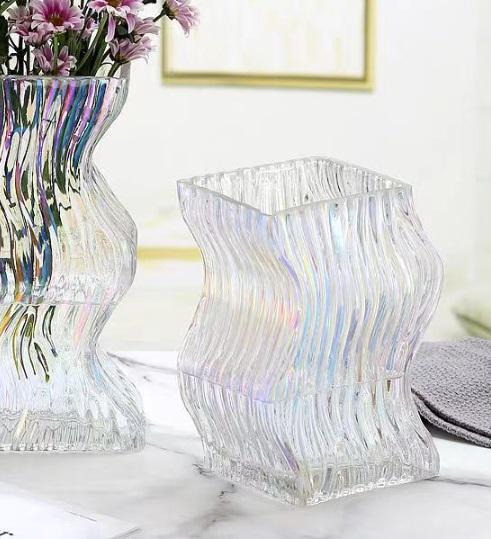 Ваза для квітів 14190 10,5х12,5х20 см Перламутровий (4704994) Ваза для квітів 14190 10,5х12,5х20 см Перламутровий (4704994)