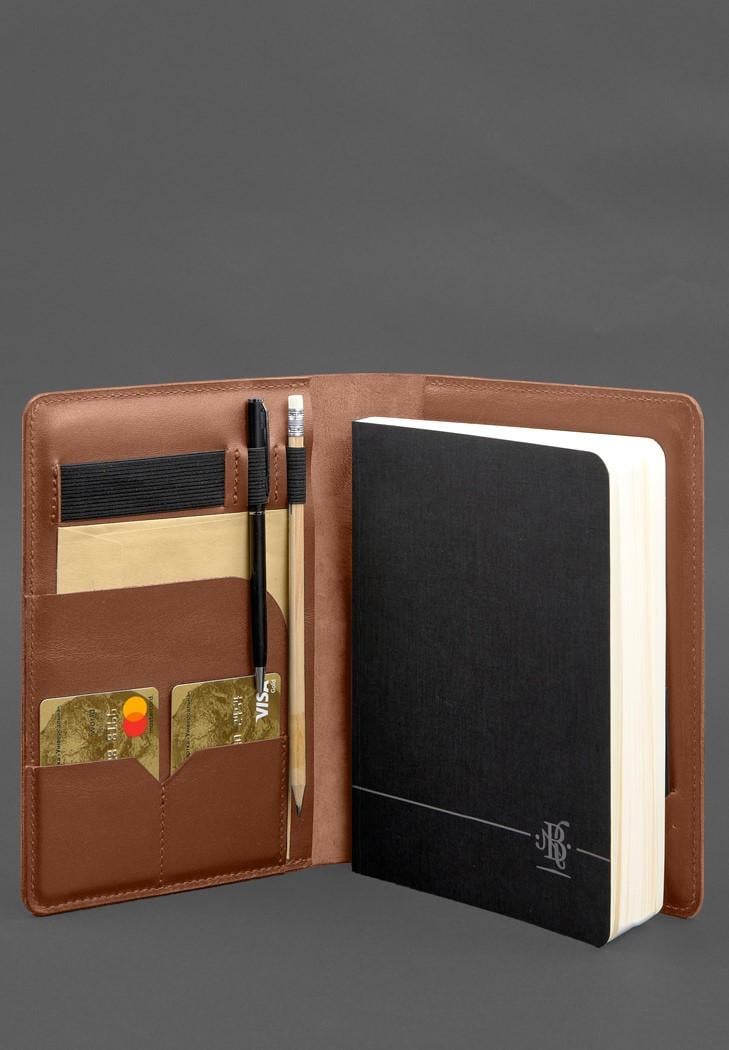 Блокнот шкіряний Софт-бук 9.4 А5 Світло-коричневий (A-028801) - фото 6