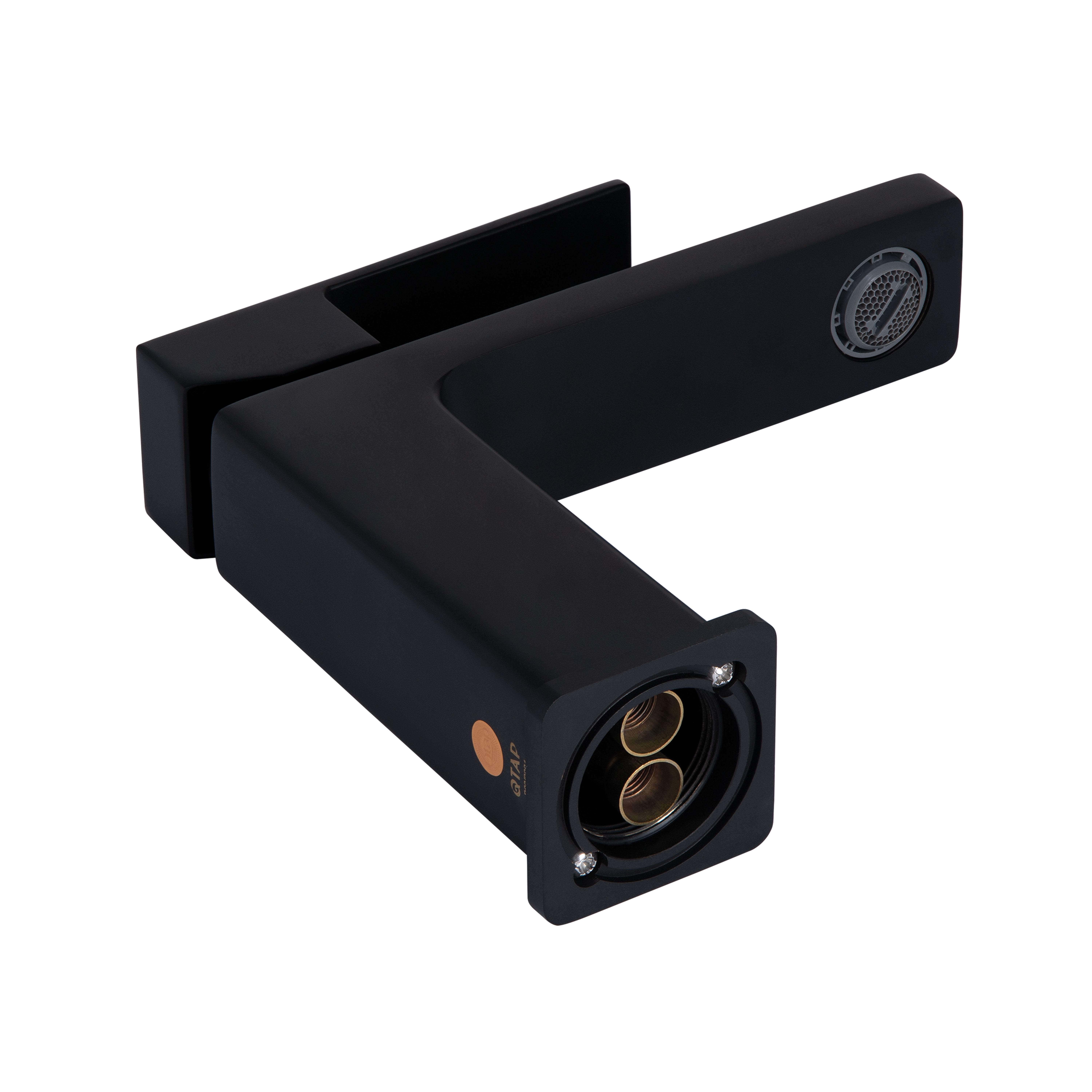 Смеситель для раковины Qtap Gemini Black matt (QTGEM270BLM45674)