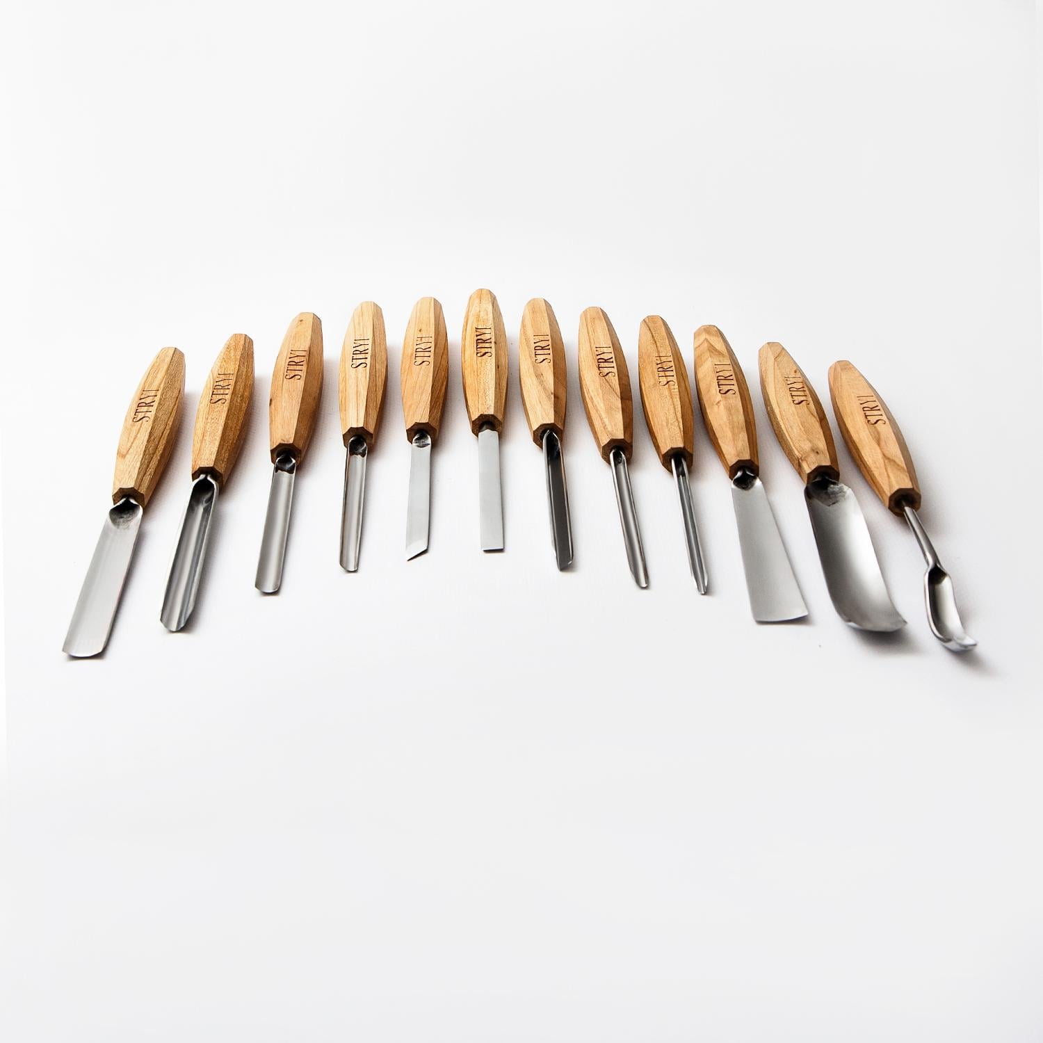 Набор стамесок STRYI в граневих ручках 12 шт (512003)