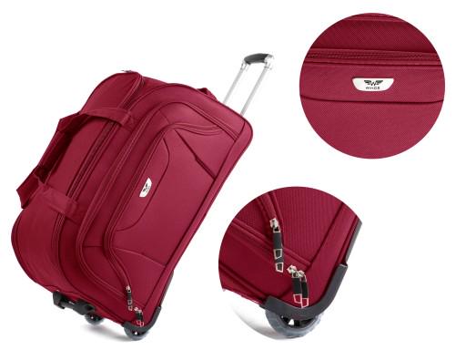 Сумка дорожная Wings c1055 50 л на 2 колесах Бордовий (10228291) - фото 2 Сумка дорожная Wings c1055 50 л на 2 колесах Бордовий (10228291) - фото 2