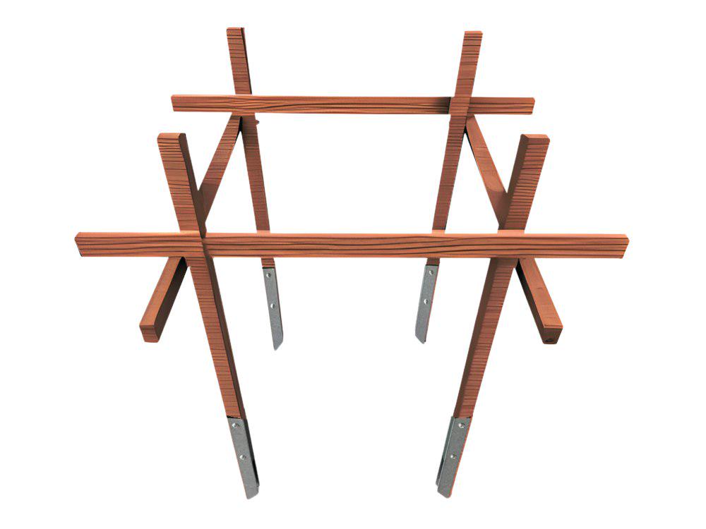 Опора садовая SIMBUD Classic XL Мореный бук (27922796) - фото 3 Опора садовая SIMBUD Classic XL Мореный бук (27922796) - фото 3