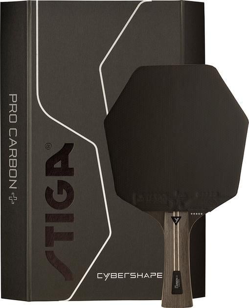 Ракетка для настільного тенісу Stiga Pro Carbon Plus Cybershape 5 Star FL (931184)