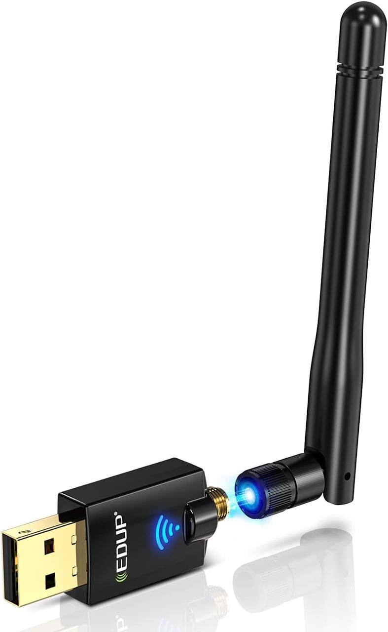 Адаптер USB Wi-Fi EDUP AC600M для ПК двухдиапазонный беспроводной сетевой USB