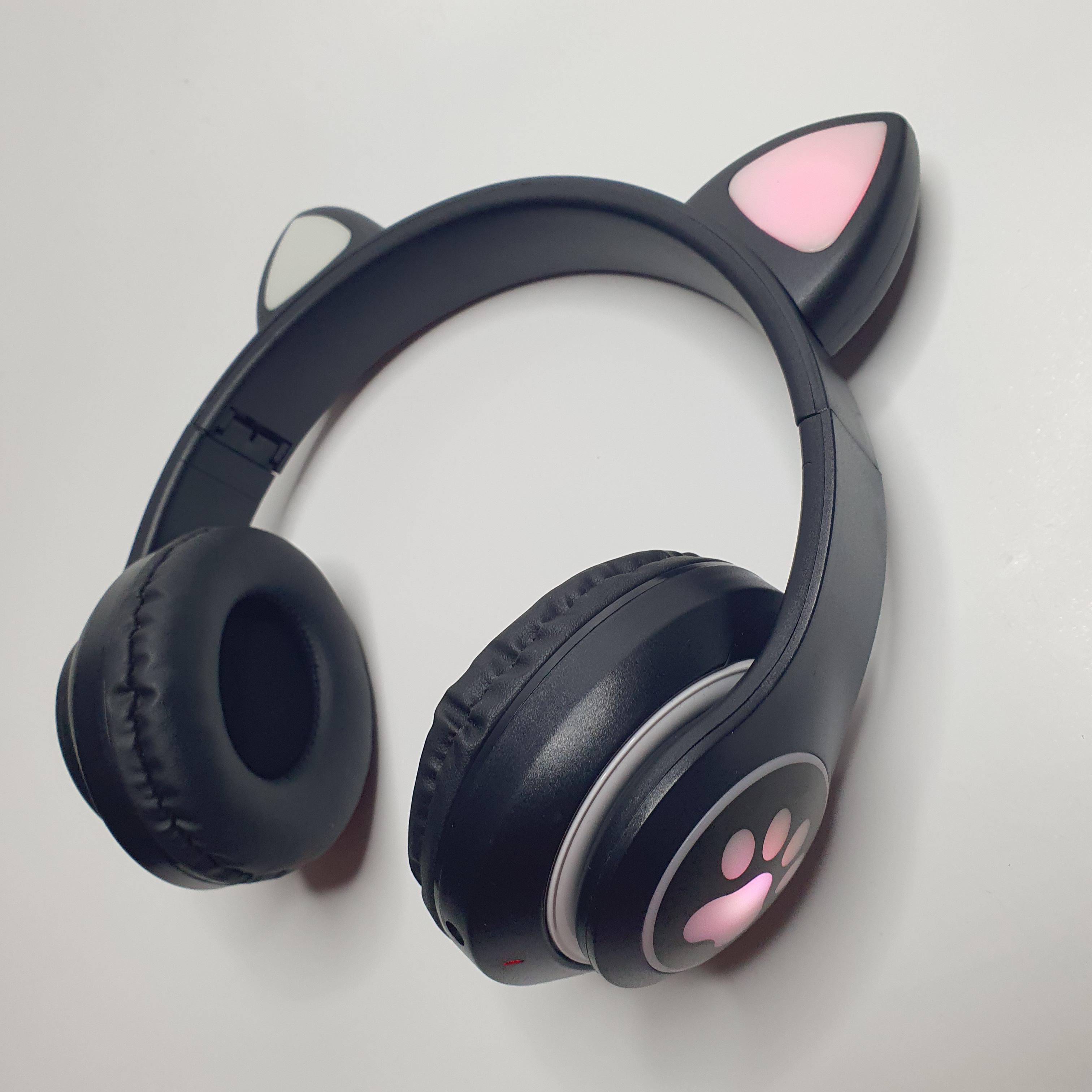 Наушники CAT STN-28 с кошачьими ушками Bluetooth Черный (10618139)