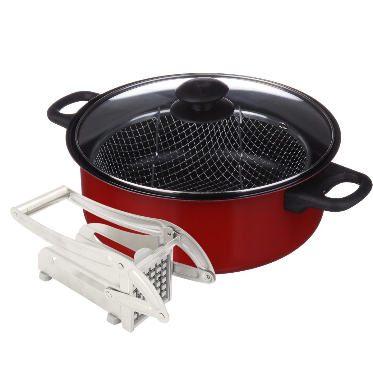 Кастрюля-фритюрница KITUA с картофелерезкой 2,0 л 24 см