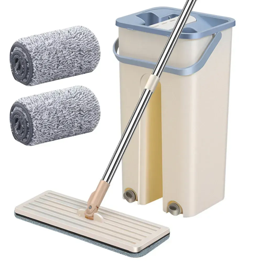 Набор швабра и ведро с отжимом 5 л (SS24) - фото 1