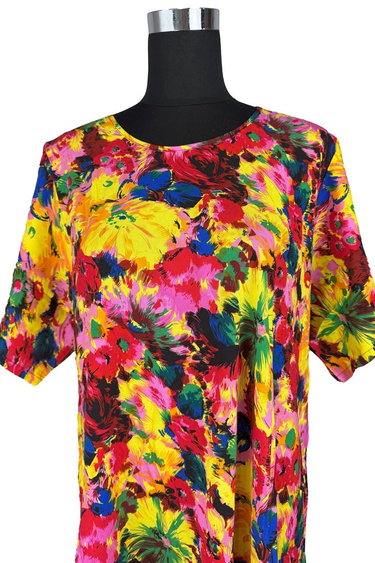 Платье женское летнее длинное 2XL Разноцветный (2613874192) - фото 2 Платье женское летнее длинное 2XL Разноцветный (2613874192) - фото 2