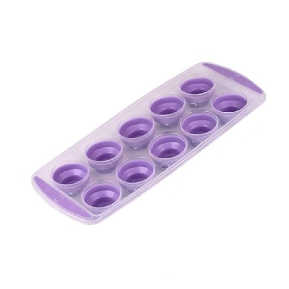 Форма для льоду R99508 11х25 см 10 осередків Фіолетовий (31153296)