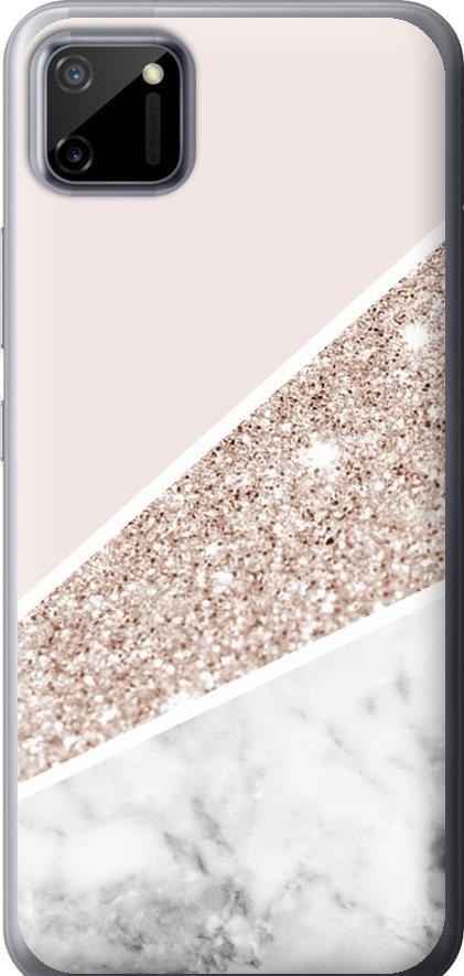 Чехол на Realme C11 2020 Пастельный мрамор (4342t-2031-42517)
