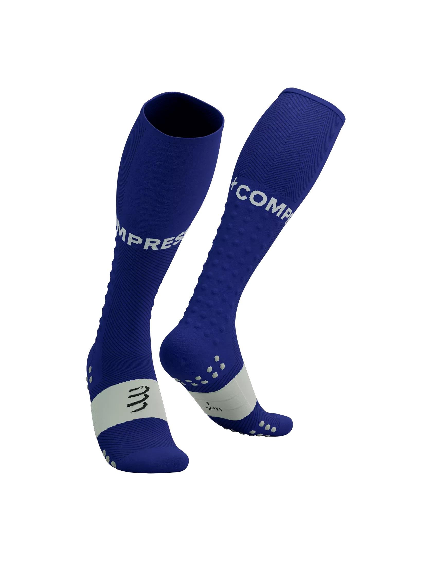 Гольфы Compressport Full Socks Run T2 Dazz Blue/Sugar