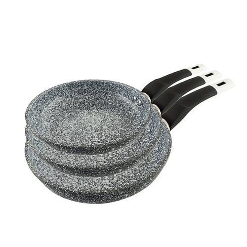 Набір сковорідок без кришок UNIQUE UN-5119 20/24/28 см (VLT 23)