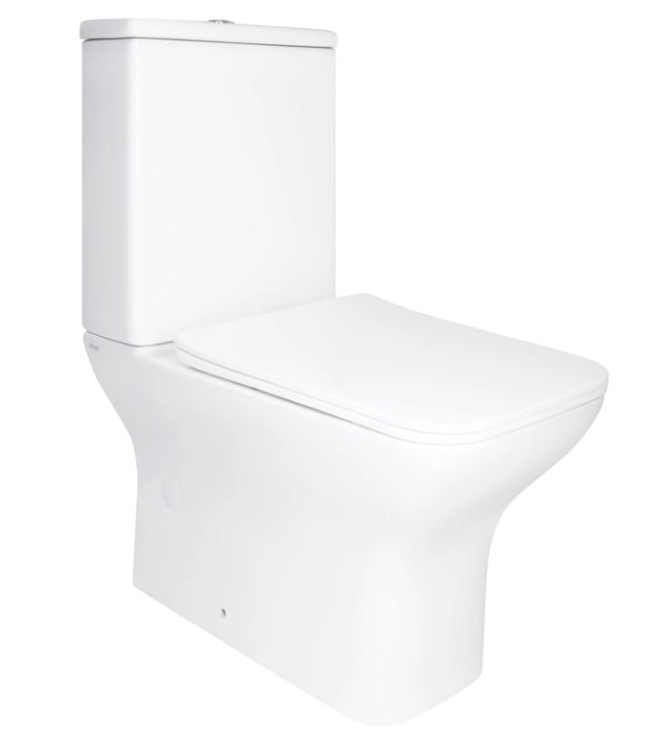 Унітаз підлоговий Qtap Aries Rimless з сидінням Slim Duroplast/Soft-close/Quick Release (QT03228302W) Унітаз підлоговий Qtap Aries Rimless з сидінням Slim Duroplast/Soft-close/Quick Release (QT03228302W)