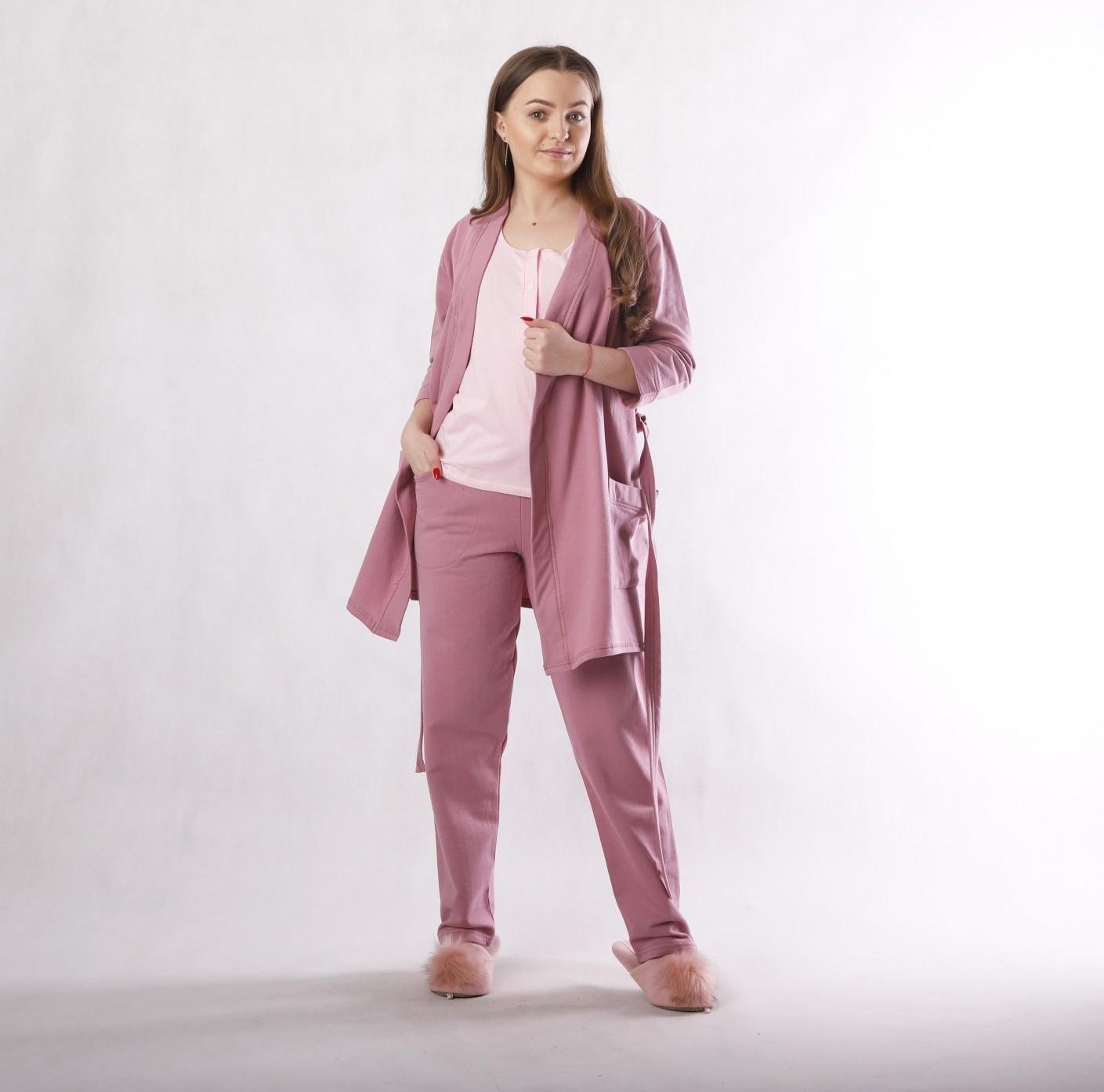 Піжама жіноча тепла GO-IN TN2-1896 р. 42-44 Темно-рожевий