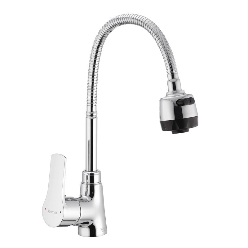 Смеситель для кухни IBERGRIF Star M14357 с гибким изливом IB0012