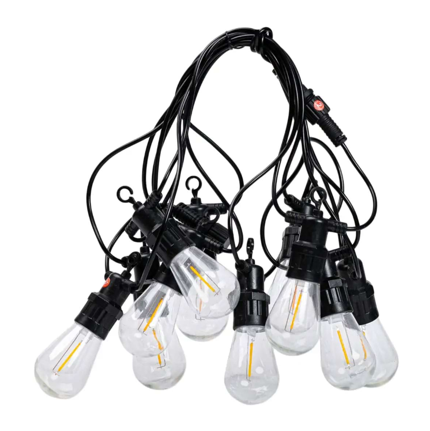 Ретро-гирлянда уличная 10 LED 5 м Теплый белый
