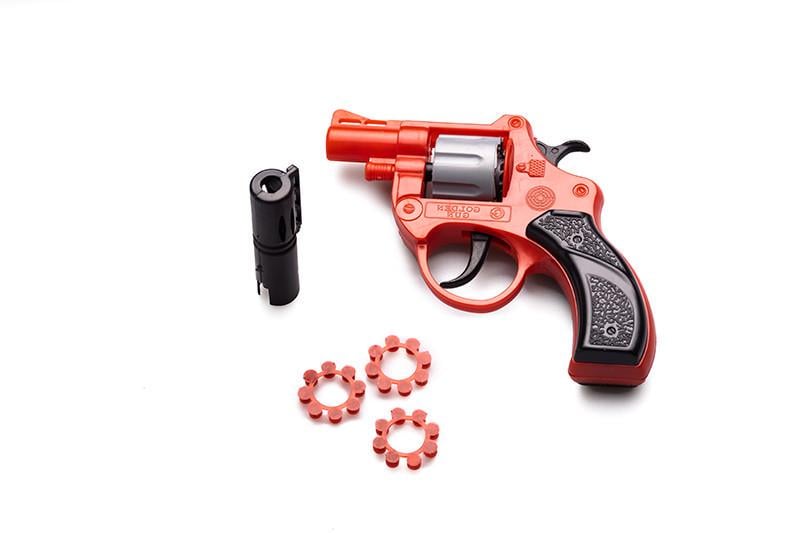 Дитячий іграшковий револьвер Golden Gun з пістонами 118GG (RLT18595)