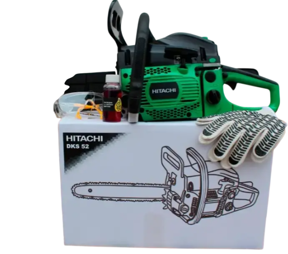Бензопила HITACHI DKS 52 52 см³ 7,1 к.с. зелена (ПХ52) Бензопила HITACHI DKS 52 52 см³ 7,1 к.с. зелена (ПХ52)