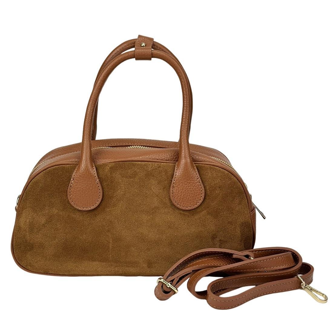 Жіноча сумка Royal Bag F-IT-3017C замшева Коричневий (8079) - фото 4 Жіноча сумка Royal Bag F-IT-3017C замшева Коричневий (8079) - фото 4