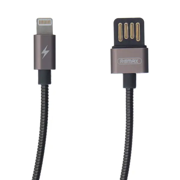 Кабель Remax RC-080i USB Lightning Serpent 1 м Черный (6954851276203)