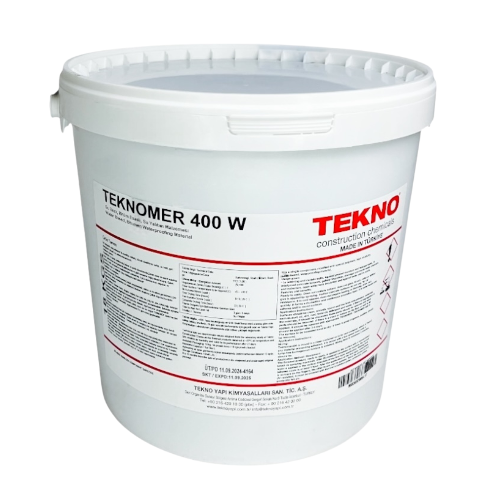 Мастика битумно-полимерная Teknomer высокоэластичная 400 W 18 кг (TM400W)