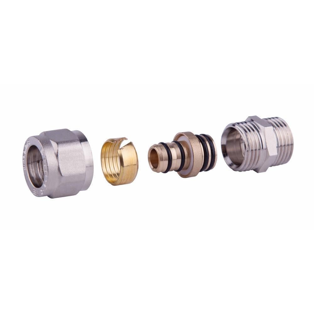 Муфта переходная разборная Thermo Alliance Forte 20х3/4"С никелированная (SF172W2020)