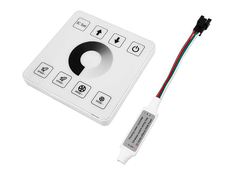 Контроллер для светодиодной ленты Running effect сенсорная панель RF 12-24 V (8052)