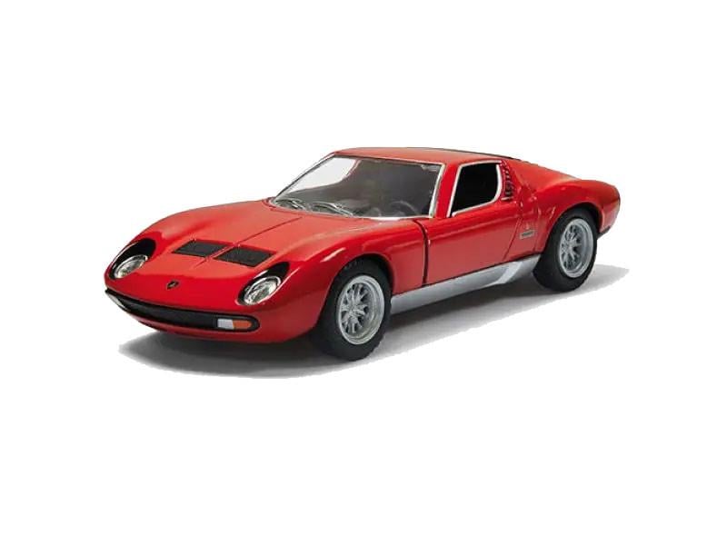 Машинка KT5390W KINSMART Lamborgini Miura P400 SV металл инерция 1:34 в коробке 125 см Красный (6903151924017)