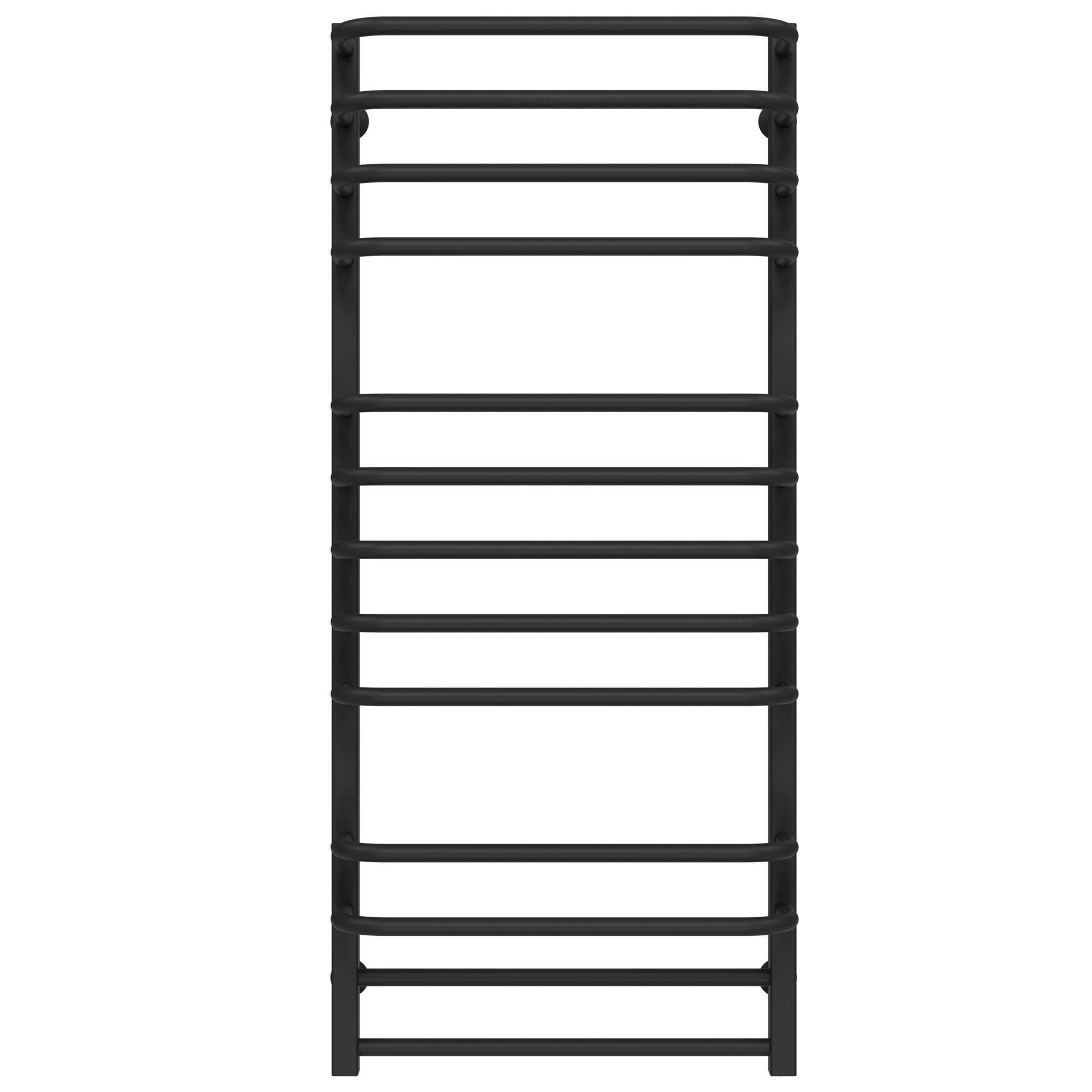 Полотенцесушитель водяной Deffi Lux П13 боковое правое подключение нержавеющая сталь 500x1200 мм Черный (A.LU.120.50.13.BC)