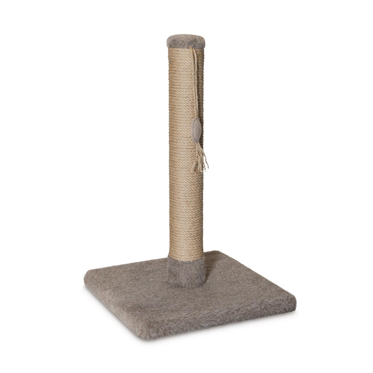 Дряпка Природа Д00 джут стовпчик штучне хутро 32x32x52 см Капучино (PR242527)