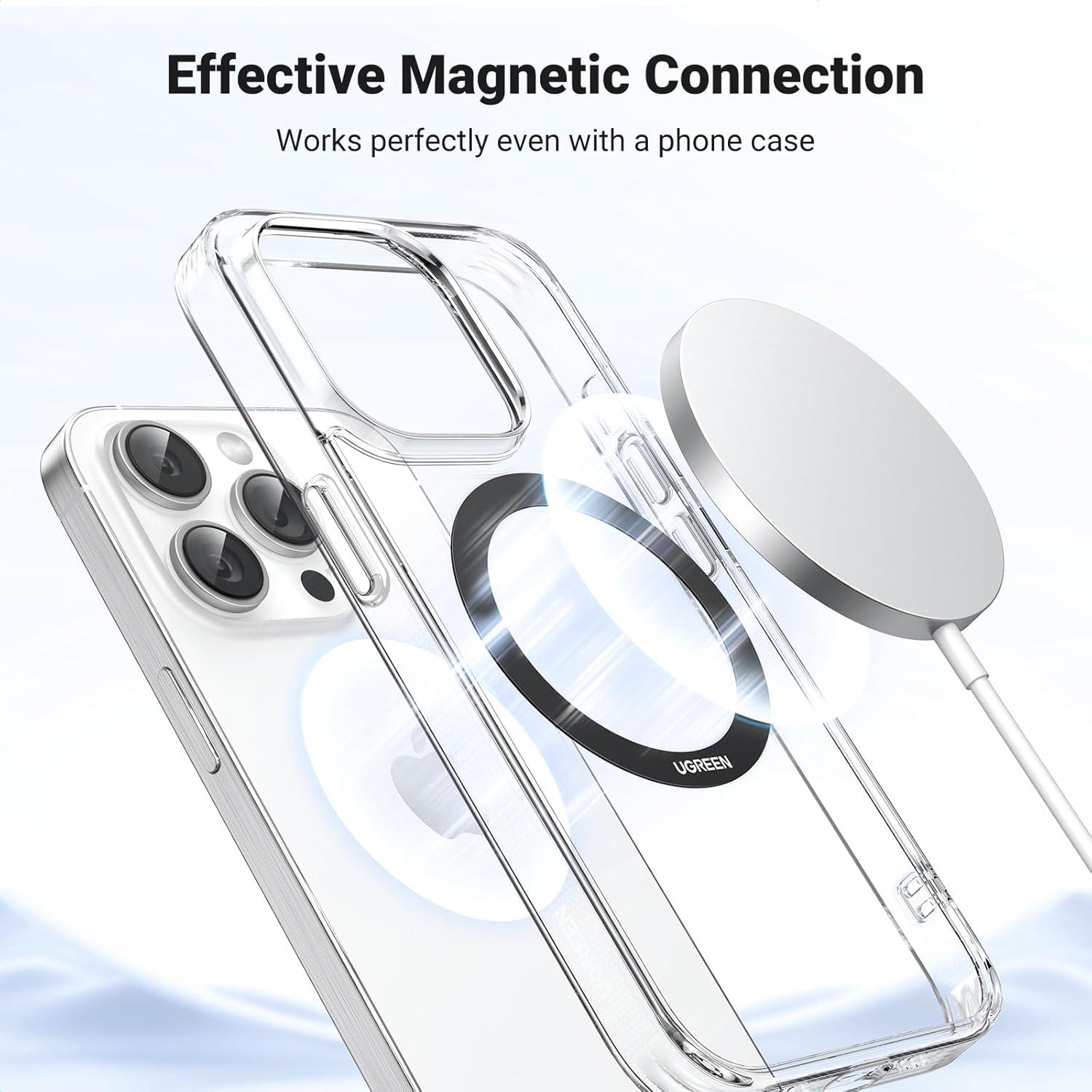 Пластина для телефонов металлиеская UGREEN LP428 совместима с чехлами для iPhone/Galaxy Black (25766) - фото 6 Пластина для телефонов металлиеская UGREEN LP428 совместима с чехлами для iPhone/Galaxy Black (25766) - фото 6