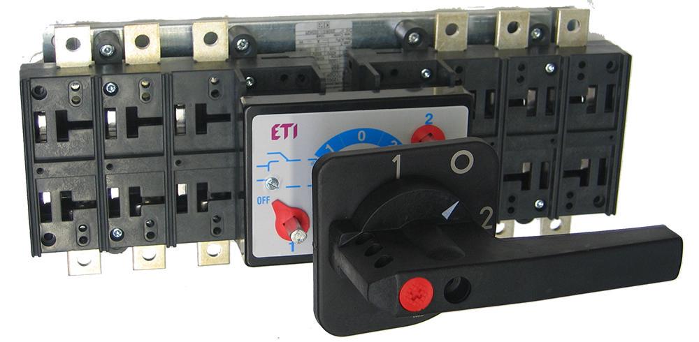 Переключатель нагрузки ETI LA3/D COH I-0-II 3P 400A 500 V выносная рукоятка (4667023)