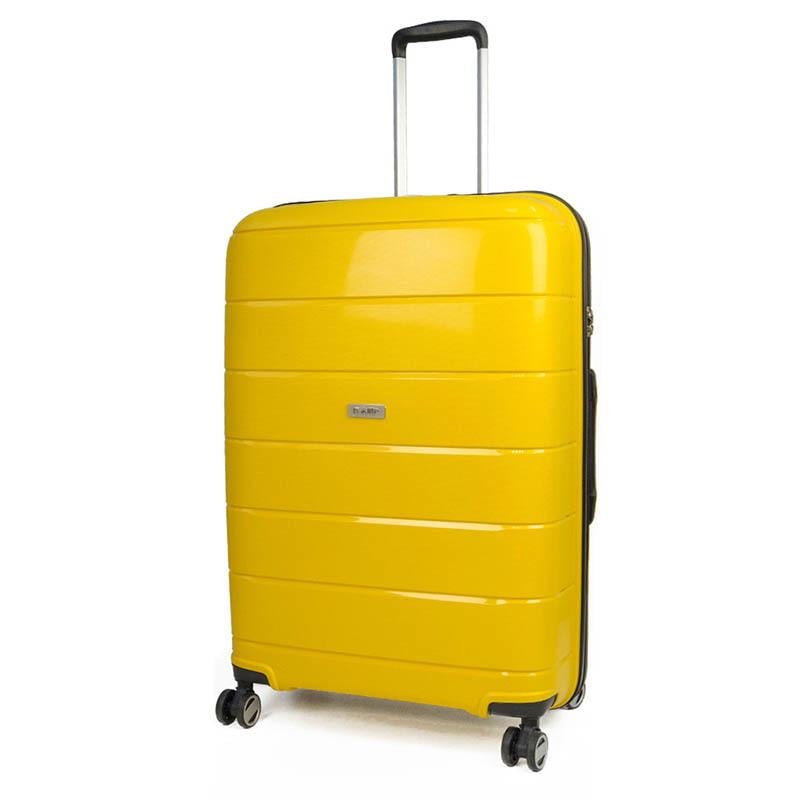 Валіза на 4 колесах Travelite Paklite Mailand Deluxe L 102 л Yellow (TL074249-89)