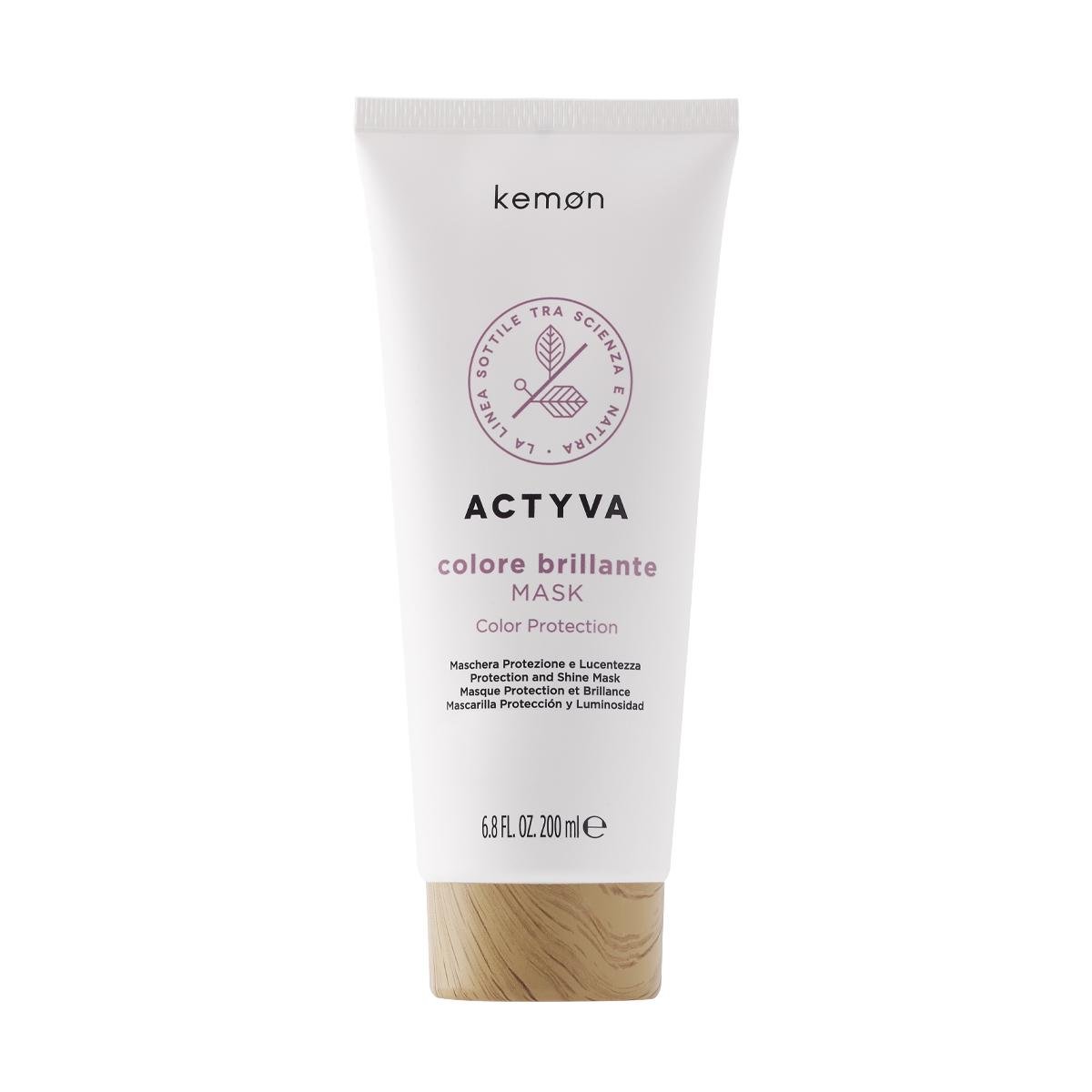 Маска для окрашенных волос Kemon Actyva Colore Brillante Mask 200 мл (0247604)