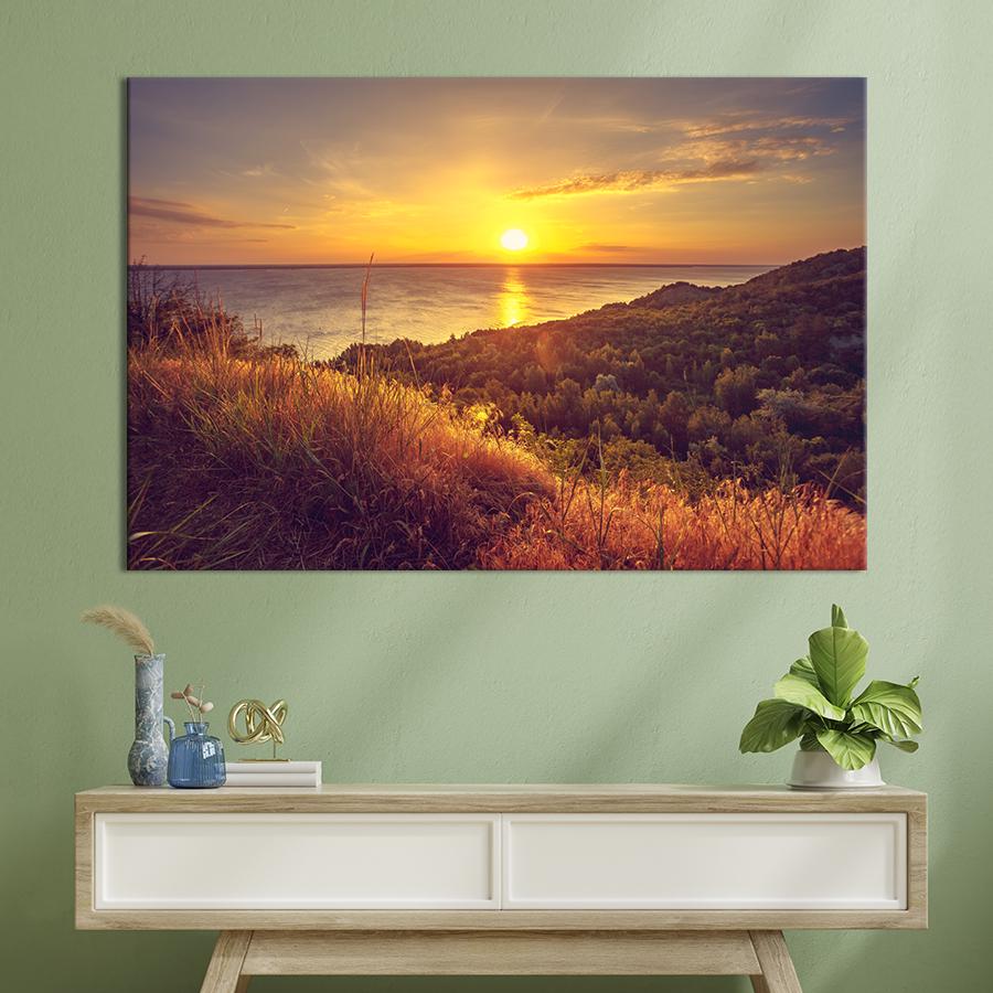 Настенний декор Осеннее побережье океана 80x54 см (1970-1)