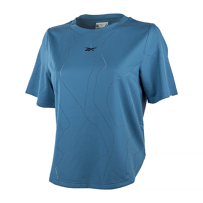 Футболка женская Reebok TS UBF PERFORATED TEE M Синий (GS6368 M) Футболка женская Reebok TS UBF PERFORATED TEE M Синий (GS6368 M)