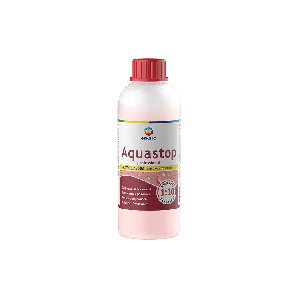 Ґрунтовка-концентрат 1:10 Eskaro AQUASTOP PROFESSIONAL 0,5 л (2028273460)