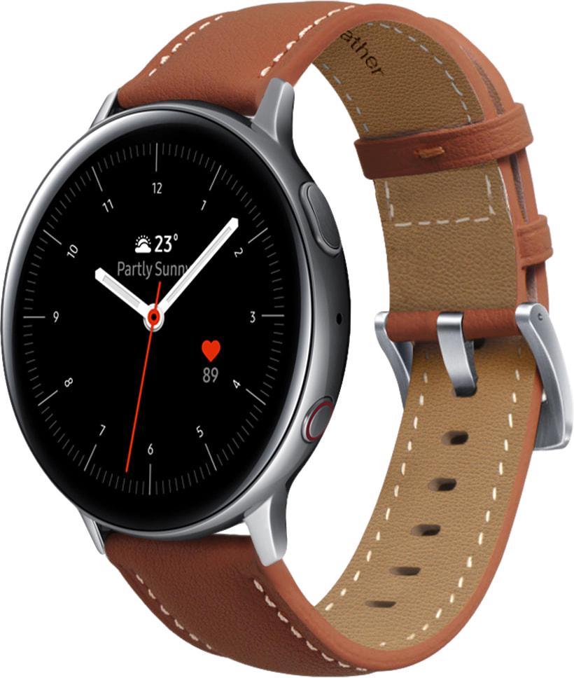 Ремешок кожаный Folsa для Galaxy Watch Active 2 40/44 мм Brown (31521-30)