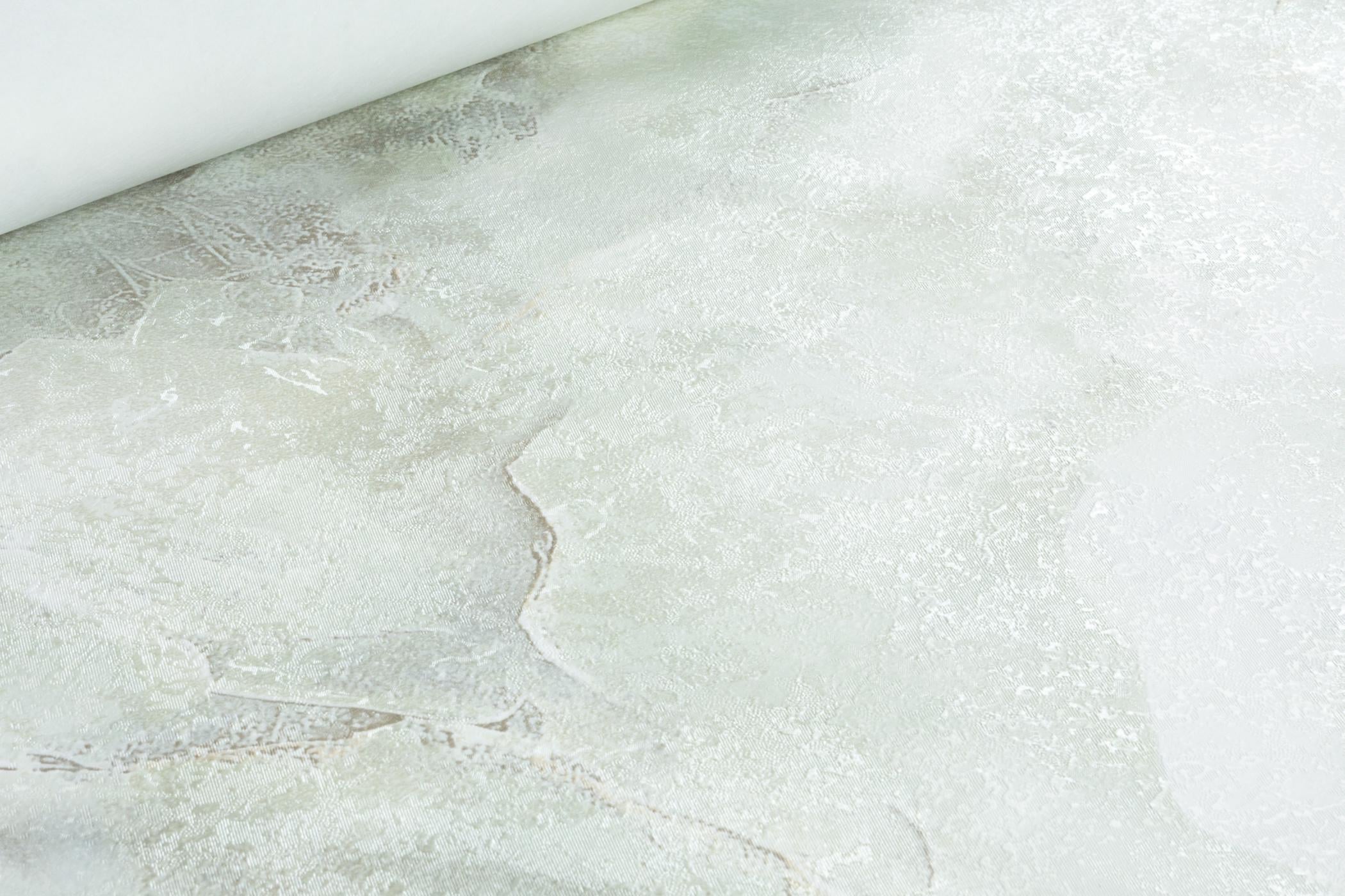 Обои флизелиновые Elegance Скай 1329-24 Декор винил горячего тиснения 1,06х10,05 м Зеленый