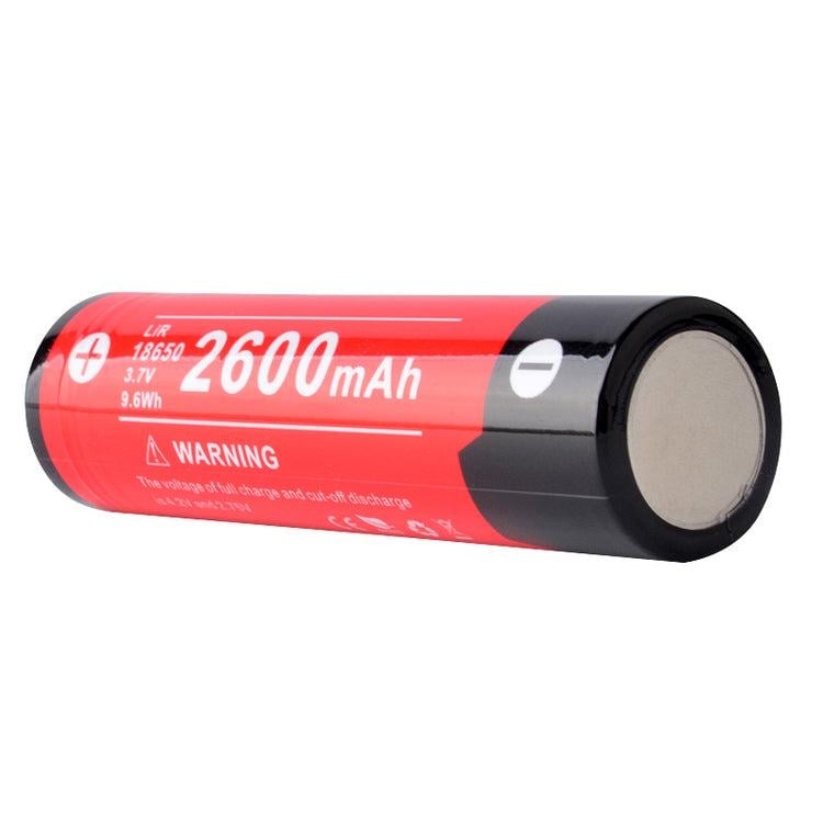 Акумулятор Klarus 18650BAT-26 2600 mAh Black (18650BAT-26) - фото 2