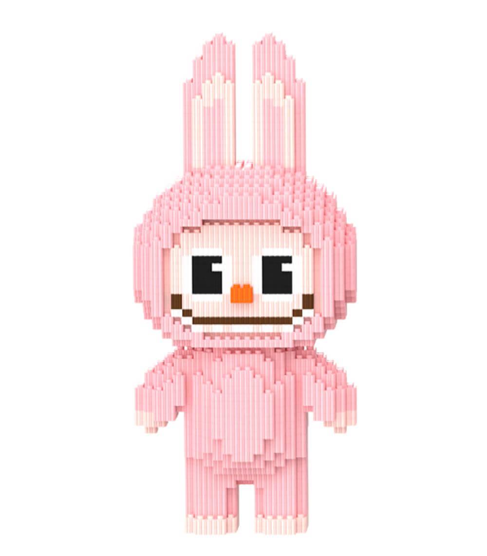 Конструктор 3D Magic Blocks LABUBU 33 см Розовый (9183)