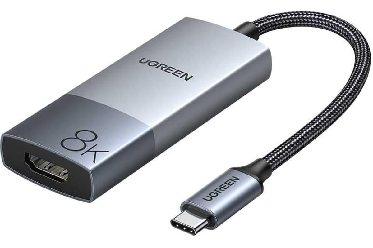 Переходник UGREEN CM491 USB Type-C to HDMI Grey (50338)