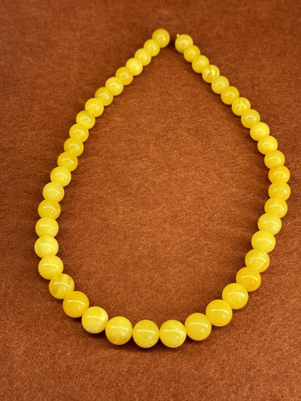 Ожерелье из янтаря 49 см