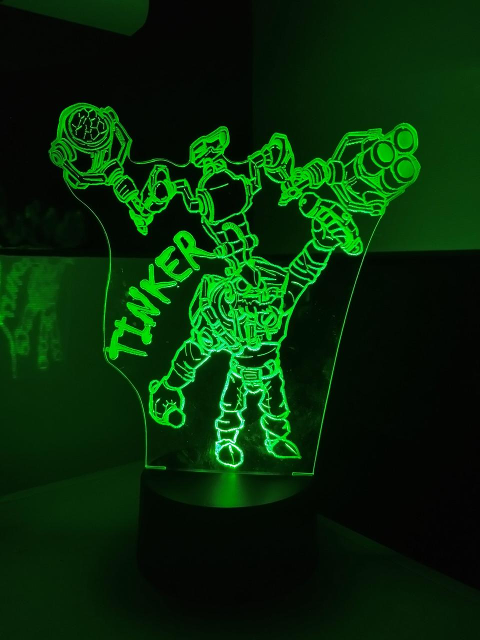 3D-ночник Tinker Dota 2 несколько подсветок/bluetooth (2796712542) 3D-ночник Tinker Dota 2 несколько подсветок/bluetooth (2796712542)