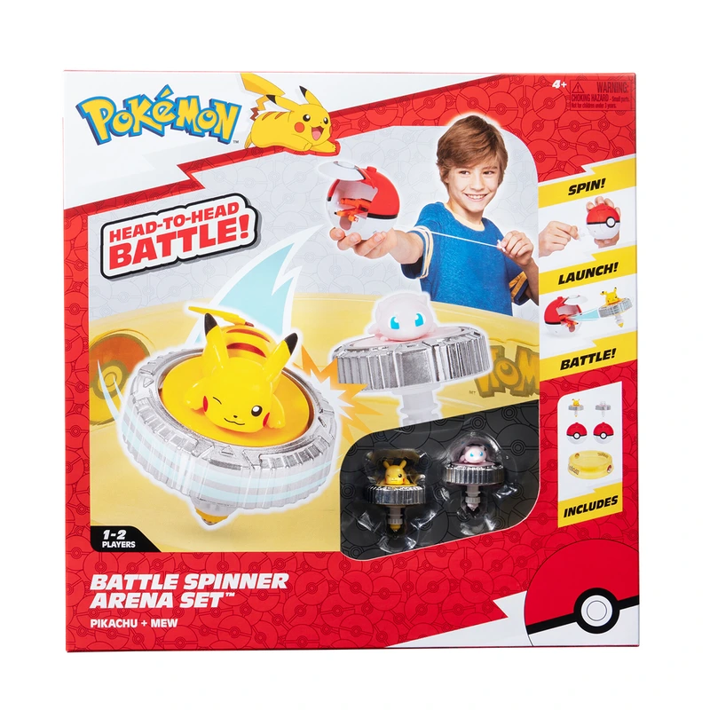 Набір ігровий POKEMON ПОДВІЙНИЙ БАТЛ ПІКАЧУ ТА М'Ю 2 спінера 2 покебола арена
