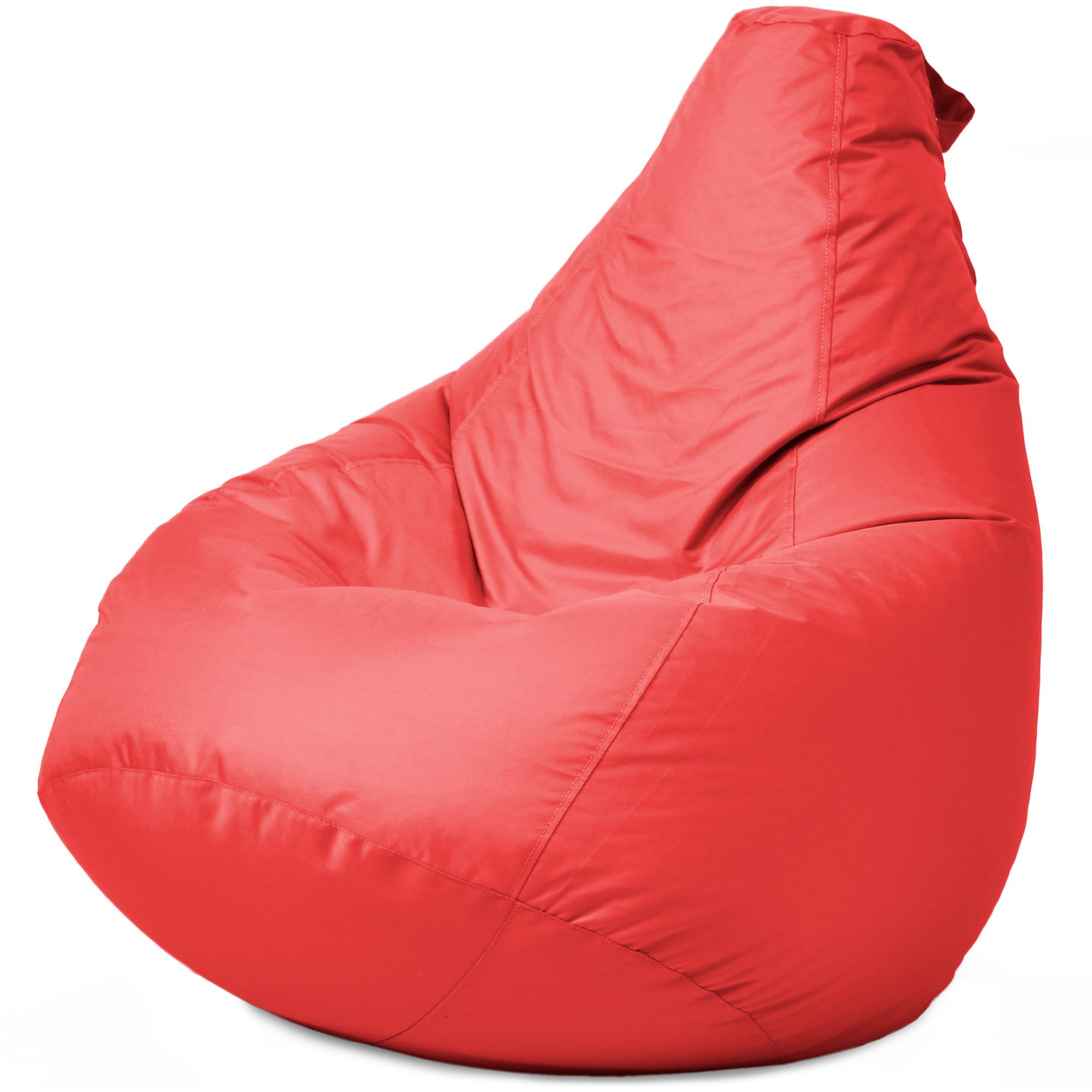 Кресло-мешок iQmebel Груша стандарт+ оксфорд Красный - фото 1