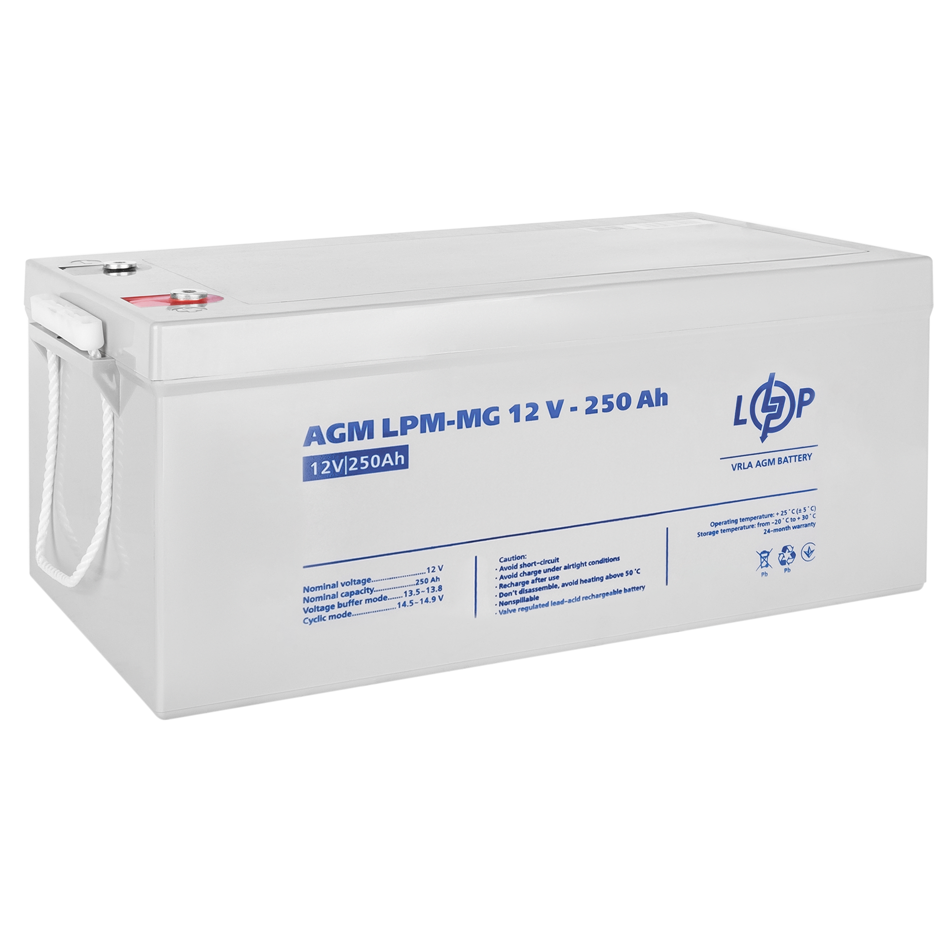Аккумулятор мультигелевый для ИБП LPM-MG 12V 250 Ah (12296074) - фото 2