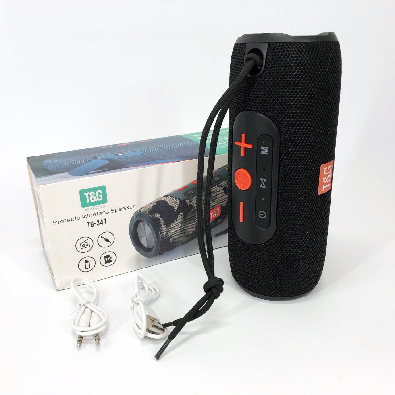 Портативна колонка Bluetooth TG341 зі шнурком Чорний - фото 14 Портативна колонка Bluetooth TG341 зі шнурком Чорний - фото 14