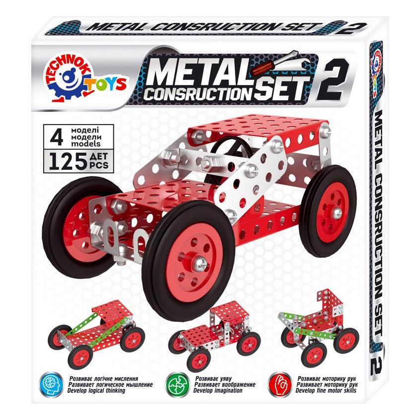 Конструктор дитячий металевий ТехноК 6405TXK 125 дет. (RLT24831) Конструктор дитячий металевий ТехноК 6405TXK 125 дет. (RLT24831)